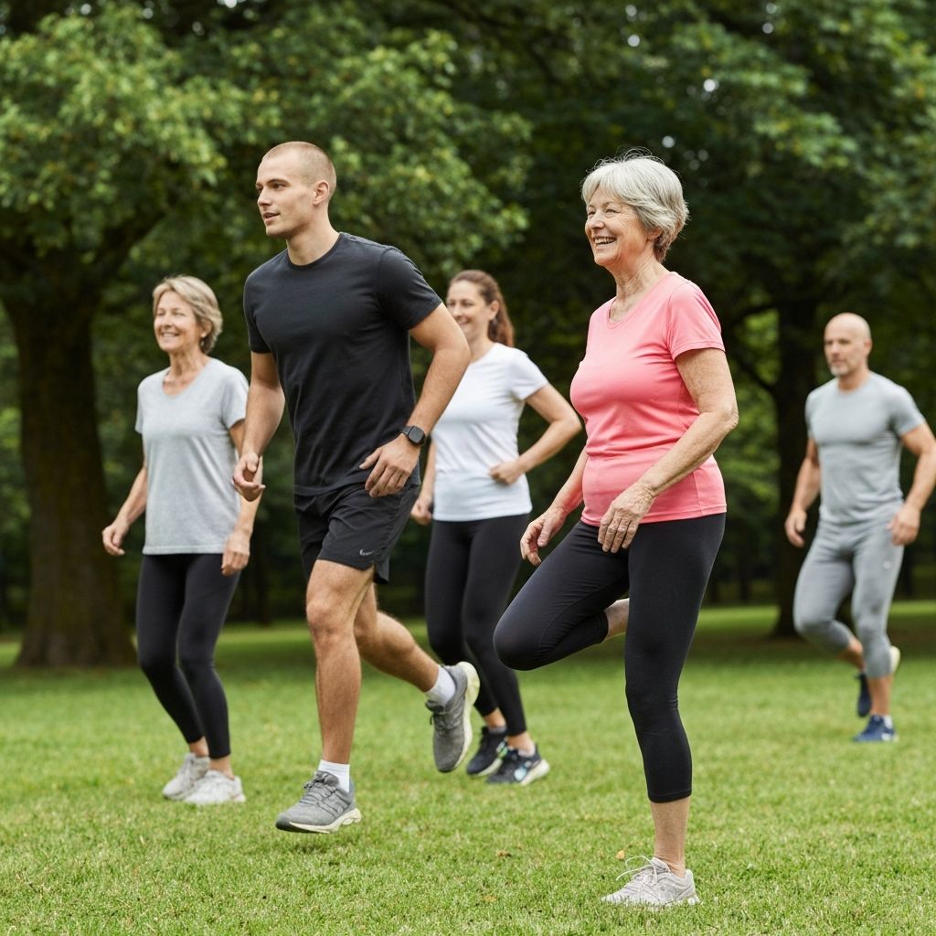 People engaging in daily activities